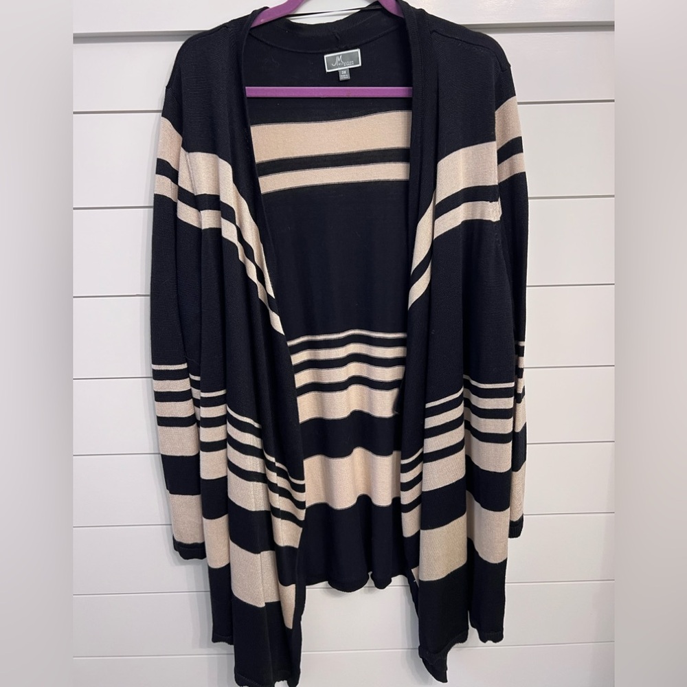 NWT JM COLLECTION LONG CARDIGAN